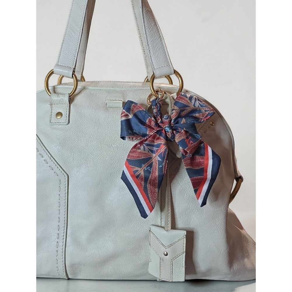 Floral Bow Bag/Key Charm - Multicolor - Picture 2 of 6